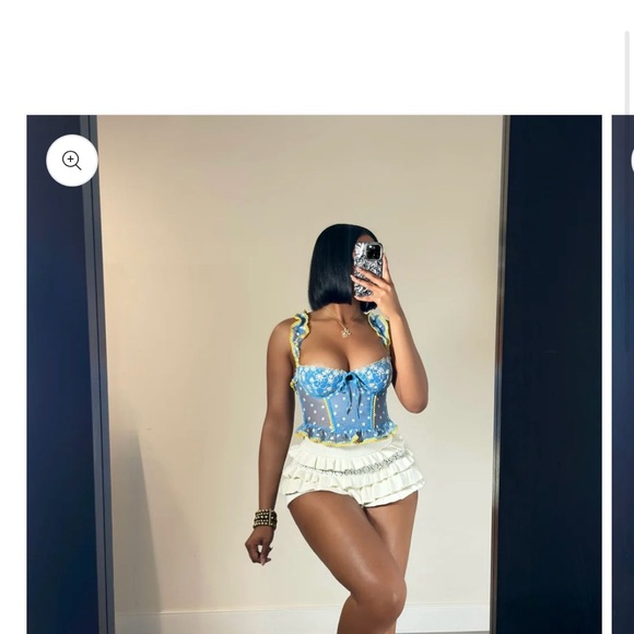 Urban outfitters corset top size Small ! Worn ONE - Picture 5 of 5